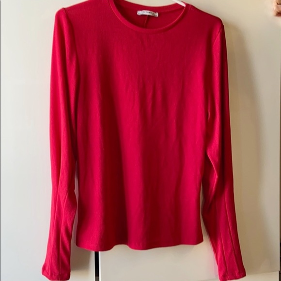 ZARA t-shirt with pleated cuffs - Picture 4 of 5